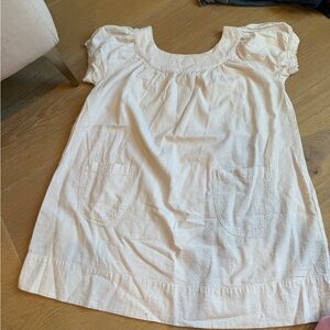 Kids White Short Sleeve Top